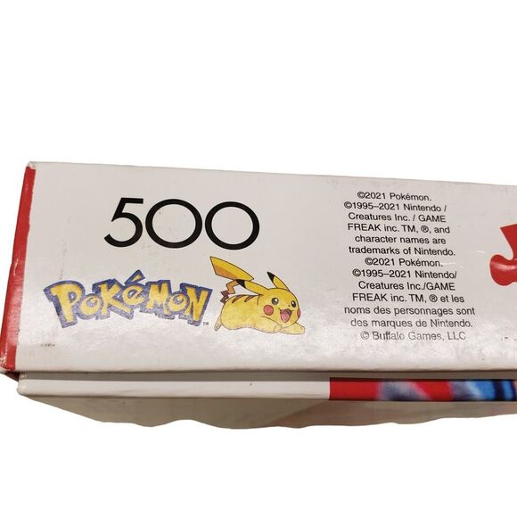 Pokemon Pikachu Birthday Party Puzzle 500 Pieces Buffalo Puzzle Pokemon Poster - Picture 11 of 15